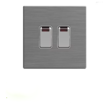 Elektrische Schalter im neuen Design 2Gang D/P Lichtschalter